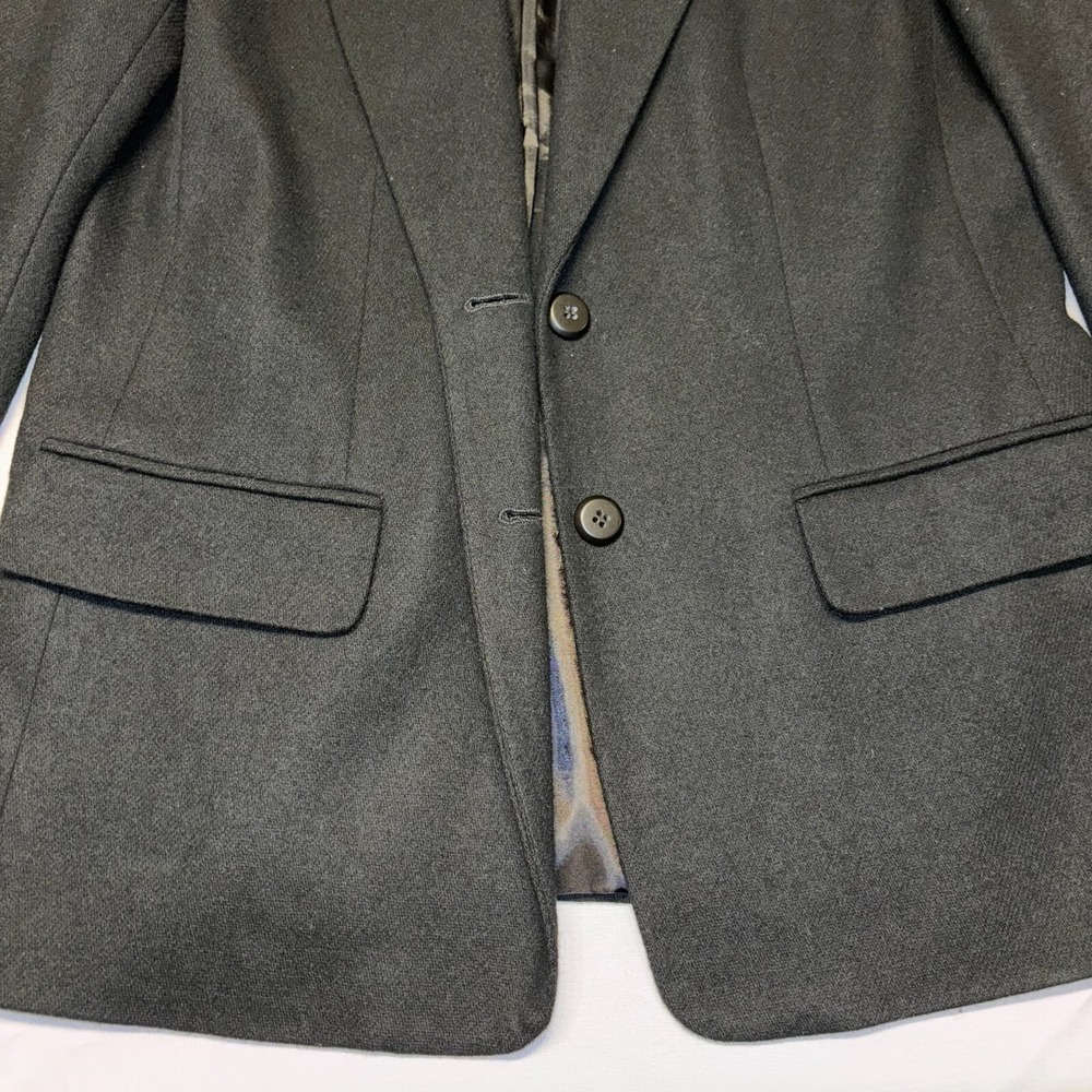 Worthington Black 100% PureWool BlazerJacket Womens Size 8 Woolmark Professional - Picture 2 of 6